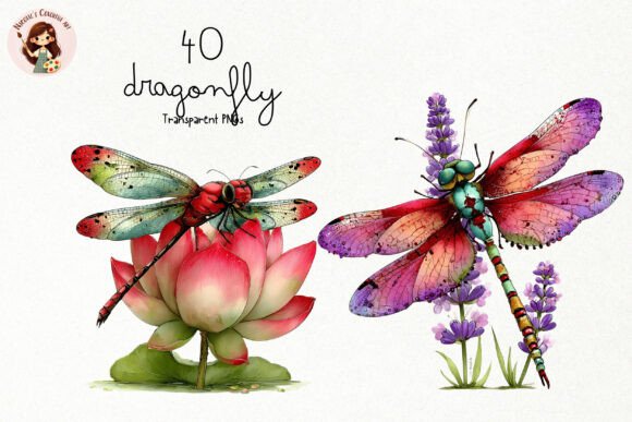 Bring Nature to Life with Watercolor Dragonfly PNG Clipart