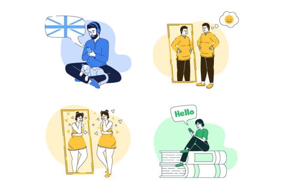 Elevate Your Visual Storytelling with Self Love and Learning Illustrations