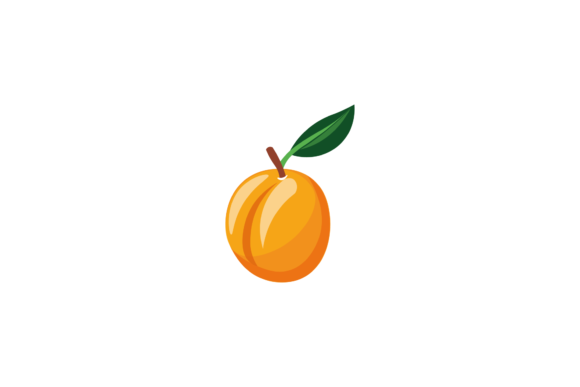 Fruit Peach Detail Illustrations Vector: Your Fresh Design Asset
