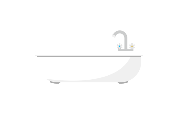 Visual Harmony: Exploring Bathroom Bathtub Illustrations Vector